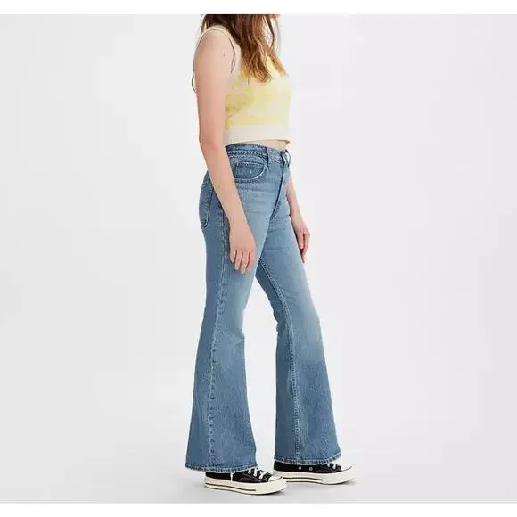 Levi's Premium Denim “70’s High Flare” Jeans size 26/2 - Picture 3 of 15